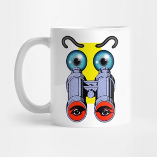 Binocular eyes and eyebrows Mug